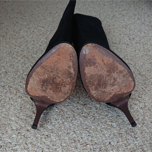 Coach Milly Suede Leather Vachetta Black Knee boot - Picture 8 of 8